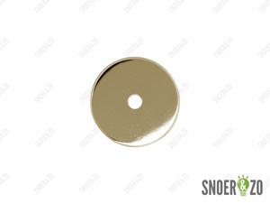 Sier afdekplaat cilinder messing glans - 7 cm Sier afdekplaat cilinder messing glans - 7 cm