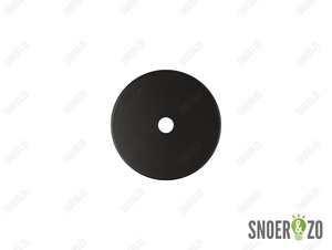 Sier afdekplaat cilinder zwart - 7 cm Sier afdekplaat cilinder zwart - 7 cm