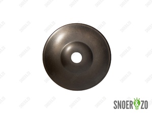 Sier afdekplaat deco brons - 6.5 cm