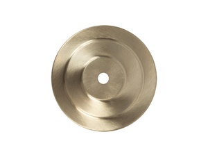 Sier afdekplaat getrapt messing geschuurd - 10 cm Sier afdekplaat getrapt messing geschuurd - 10 cm