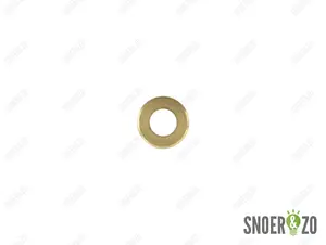 Sluitring messing 20 mm met gat 10.5 mm