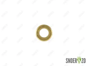 Sluitring messing 24 mm met gat 13 mm