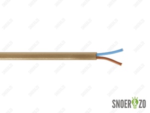 Snoer plat goud 2x0,75 mm² Snoer plat goud 2x0,75 mm²