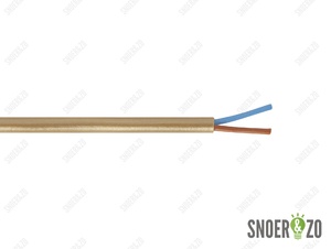 Snoer rond goud 2x0,75 mm² Snoer rond goud 2x0,75 mm²