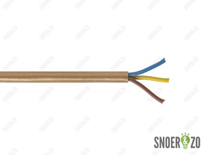Snoer rond goud 3x0,75 mm² Snoer rond goud 3x0,75 mm²