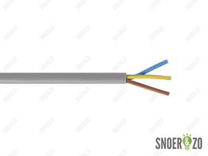 Snoer rond grijs 3x0,75 mm² Snoer rond grijs 3x0,75 mm²