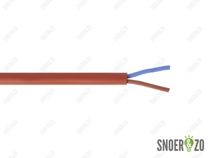 Snoer rond siliconen 2x0,75 mm²
