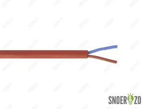 Snoer rond siliconen 2x0,75 mm²
