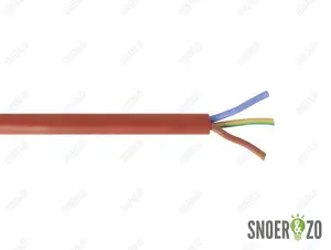 Snoer rond siliconen 3x0,75 mm²
