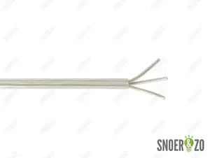 Snoer rond transparant 3x0,75 mm²