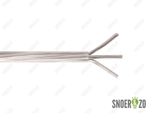 Snoer rond transparant 3x1,50 mm²