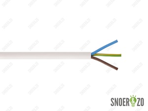 Snoer rond wit 3x0,75 mm² Snoer rond wit 3x0,75 mm²