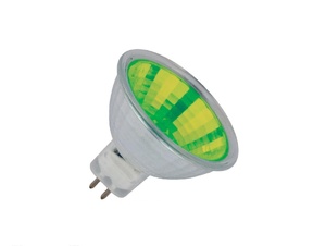 SPL halogeenlamp MR16 20W 12V MR16 38D groen glas