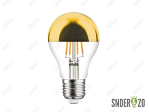 SPL LED filament GLS kopspiegellamp 4W E27 goud dimbaar
