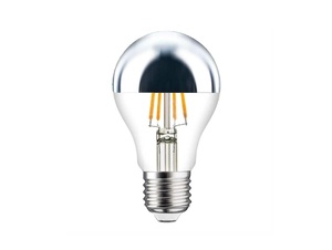 SPL LED filament GLS kopspiegellamp 4W E27 zilver dimbaar