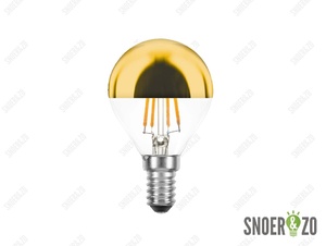 SPL LED filament kogel kopspiegellamp 4W E14 goud dimbaar