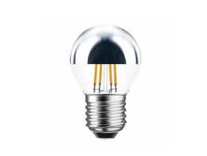 SPL LED filament kogel kopspiegellamp 4W E27 zilver dimbaar