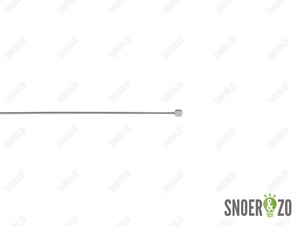 Staalkabel 1,5 mm met cilinder eindstop - 225 cm