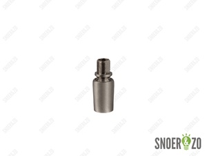 Stelgewricht geborsteld nikkel (RVS look)