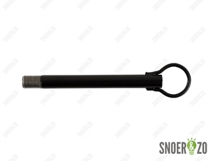 Stelpijp zwart - lengte 140 mm - M10x1