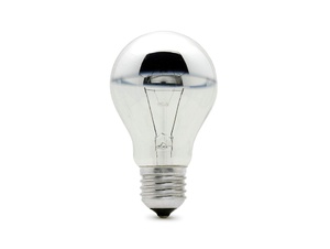 Sylvania kopspiegellamp 60W 240V E27 zilver - AV