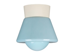 Thabur plafonnière komeet blauw met witte houder