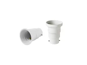 Verloopfitting van B22 naar E27 fitting