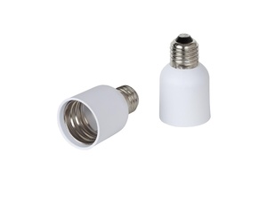 Verloopfitting van E27 naar E40 fitting wit