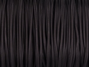 Zwart metaal omsponnen strijkijzersnoer Zwart metaal omsponnen strijkijzersnoer